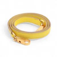 エルメス GP×革 ショルダーストラップ イエロー