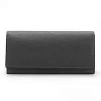 ヴァレクストラ レザー ロングウォレット グレー