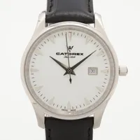 カトレックス SS×革 QZ ホワイト文字盤