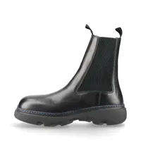 バーバリー レザー サイドゴアブーツ 43 ブラック