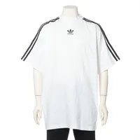 バレンシアガ×アディダス コットン Tシャツ 22年 2 ホワイト×ブラック