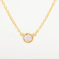 ティファニー バイザヤード 1P ダイヤ 750(YG) 直径約4.50mm