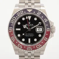 ロレックス GMTマスター Ⅱ 126710BLRO SS AT ブラック文字盤