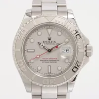 ロレックス ヨットマスター40 16622 SS×PT AT シルバー文字盤