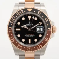 ロレックス GMTマスター Ⅱ 126711CHNR SS×PG AT ホワイト文字盤