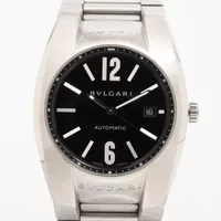 ブルガリ エルゴン EG40S SS AT ブラック文字盤