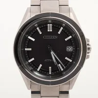 シチズン アテッサ エコドライブ CB3030-76E TI ソーラー ブラック文字盤