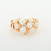 タサキ パール ダイヤ K18(YG)