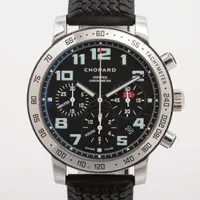 ショパール ミッレミリア 8920 SS×ラバー AT ブラック文字盤