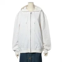 エルメス シェーヌダンクル ナイロン パーカー 23SS L ホワイト