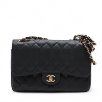 シャネル マトラッセ ラムスキン チェーンリュック ブラウン ゴールド