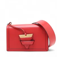 ロエベ バルセロナ レザー 2WAYショルダーバッグ レッド