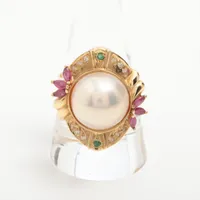 ノンブランド マベパール 色石 ダイヤ 750