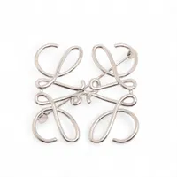 ロエベ アナグラム GP ブローチ シルバー