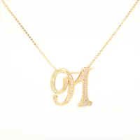 ゆきざき ノンブル ダイヤ K18(YG)