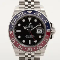 ロレックス GMTマスター Ⅱ 126710BLRO SS AT ブラック文字盤