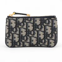 ディオール サドル レザー フラグメントケース ブラック ABランクの