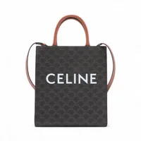 セリーヌ トリオンフ ホリゾンタル ポーチ PVC×レザー ショルダー