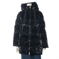 ヘルノ ポリエステル ダウンジャケット 42 ブラック