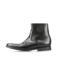 エルメス エクスリブリス レザー ショートブーツ 41.5 ブラック