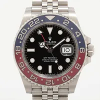 ロレックス GMTマスター Ⅱ 126710BLRO SS AT ブラック文字盤