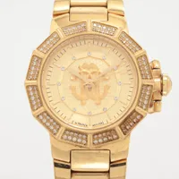 ロベルトカヴァリ GP QZ シャンパン文字盤