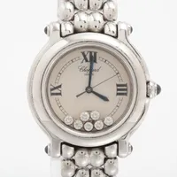 ショパール ハッピースポーツ 27/8236-23 SS QZ ホワイト文字盤