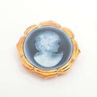 ノンブランド ストーンカメオ K18