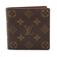 ヴィトン モノグラム ポルトフォイユマルコ M61675 コンパクトウォレット ブラウン