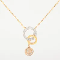 ヴァンドーム青山 ダイヤ K18(YG×PG×WG)