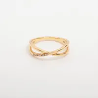 4℃ ダイヤ K18(YG)