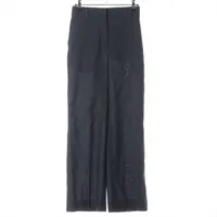 プラダ ウール スラックス 23年 36 グレー