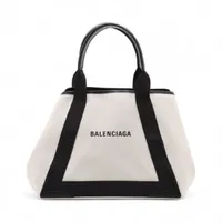 BALENCIAGA ネイビーカバス M 蛍光色傷汚れ多数あり　i18300 バレンシアガ ネイビーカバスMの買取実績価格一覧 | 最新価格相場で