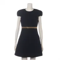 ヴェルサーチェ コットン ノースリーブワンピース 21年 38 ブラック