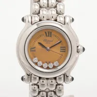 ショパール ハッピースポーツ 27/8250-23 SS QZ イエロー文字盤