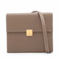 エルメス クリック16 ヴォーエプソン エトゥープ ゴールド金具