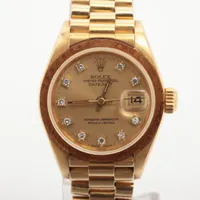 ロレックス レディ デイトジャスト 69178G YG AT シャンパン文字盤