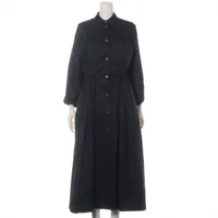 エルメス コットン シャツワンピース 24SS 36 ブラック