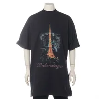 バレンシアガ コットン Tシャツ 24年 1 ブラック