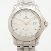 オメガ シーマスター 120m 2511.21 SS QZ ホワイト文字盤