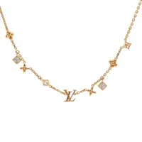 ヴィトン ネックレス LV インザスカイ M01322 GP×ラインストーン ネックレス VA1253 ゴールド