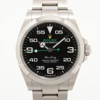 ロレックス エアキング 126900 SS AT ブラック文字盤