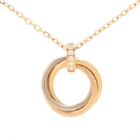 カルティエ トリニティ ダイヤ 750(YG×PG×WG)