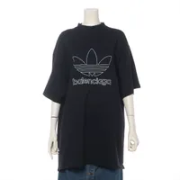 バレンシアガ×アディダス コットン×ポリウレタン Tシャツ 22年 1 ブラック×ホワイト