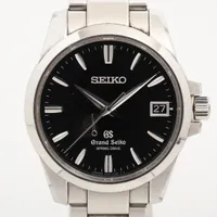 グランドセイコー スプリングドライブ SBGA027 SS AT ブラック文字盤