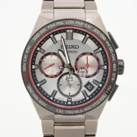 セイコー アストロン SBXC125 TI ソーラー シルバー文字盤