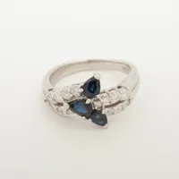 ノンブランド サファイア ダイヤ Pt850