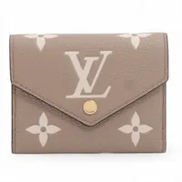 ヴィトン バイカラー モノグラム アンプラント ポルトフォイユヴィクトリーヌ M81861 コンパクトウォレット トゥルトレールクレーム