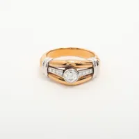 ノンブランド ダイヤ Pt900×K18