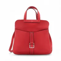 エルメス アルザン31 トリヨンクレマンス レッド シルバー金具